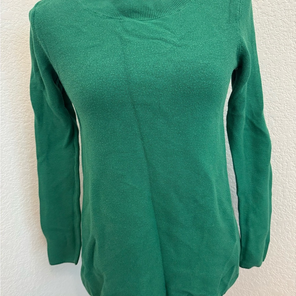 Ann Taylor Emerald Green Turtleneck Sweater